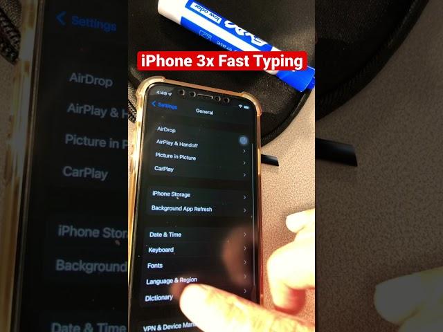 How to type 3x faster on iPhone