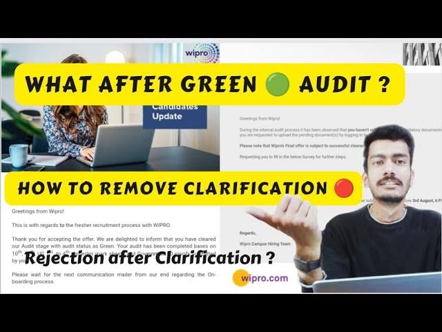 What after Green Audit ? | How to clear Clarification | Rejection after Clarification