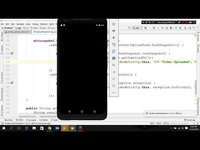 Part 2 - How can I Upload Video & Retrieve Video to / From Android Firebase Storage