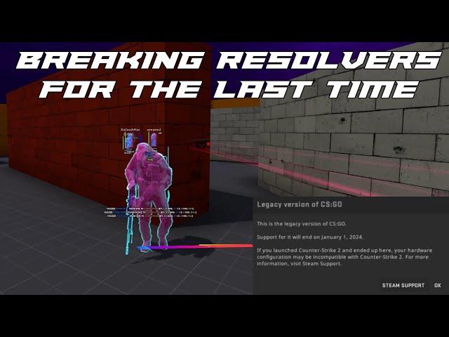 breaking csgo resolvers for the last time | ft. gamesense/fatality