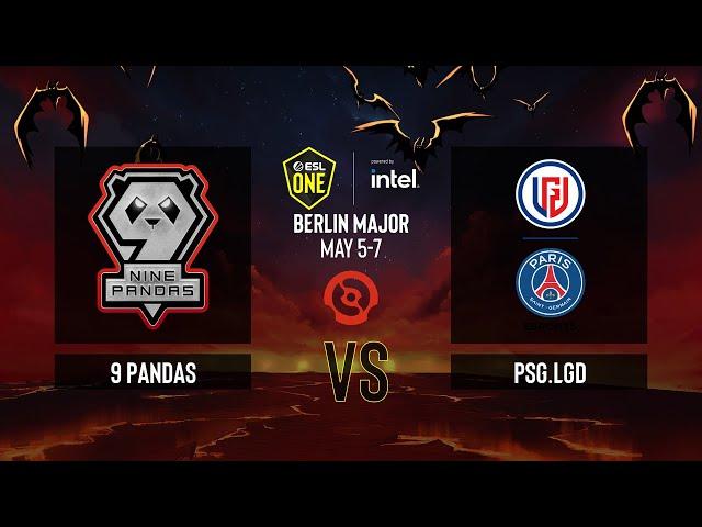 Dota2 - 9 Pandas vs PSG.LGD - Game 1 - ESL One Berlin 2023 - Group A