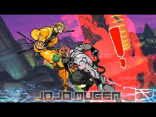 DIO MET HIMSELF FROM ANOTHER DIMENSION! DESTINY DIO vs BLOOD KILLER DIO. JOJO MUGEN