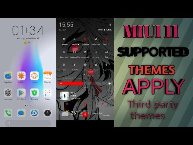 Best MIUI 11 Themes For All Redmi Devices|How to apply Third Party Themes On MIUI |