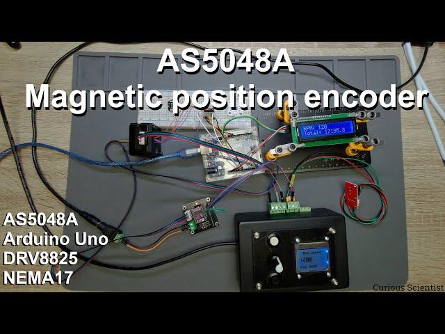 AS5048A 14-bit magnetic position encoder