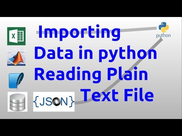 Importing data in python - Reading Plain Text File