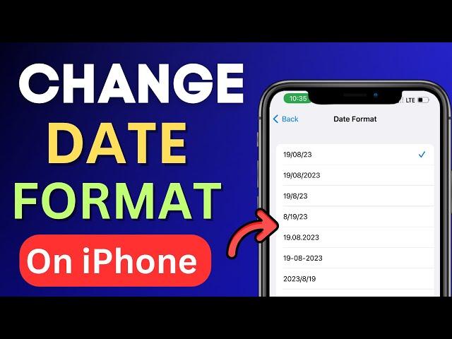 How To Change Date Format in iPhone