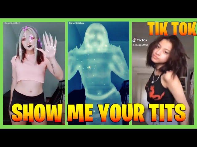 Girls Flashing B$$bs Under The Invisible Filter On TikTok | New TikTok Video