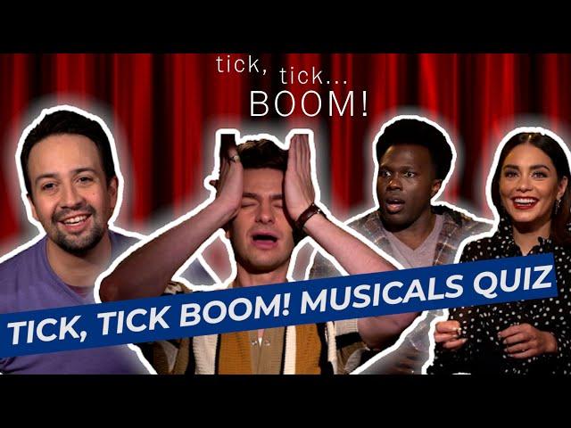 Andrew Garfield Hilariously FAILS Musical Quiz | Tick, Tick...Boom!