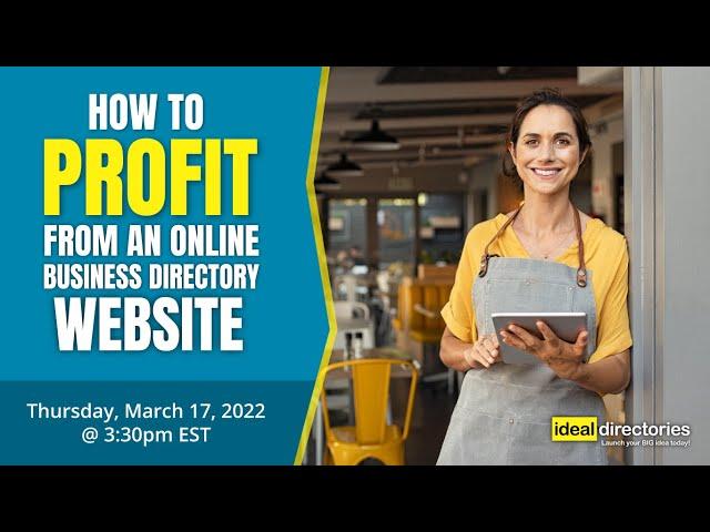 How to Profit from an Online Business Directory Website