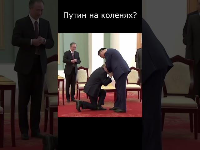 Putin knelt before Xi Jinping