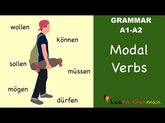 Learn German | German Grammar | Modalverben | Modal verbs | A1