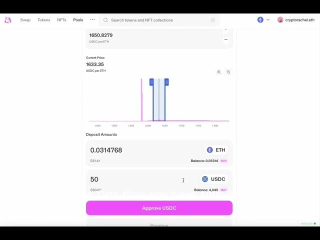 Providing Liquidity on Uniswap v3