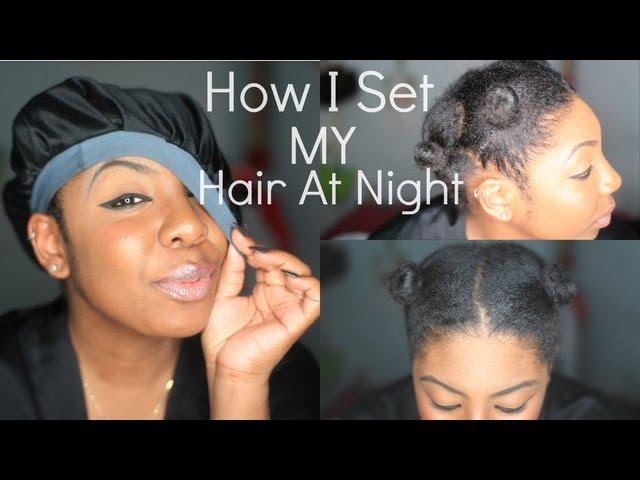 How To Keep Natural Hair Stretched (Night Time Hair Routine) | NaturallyNellzy