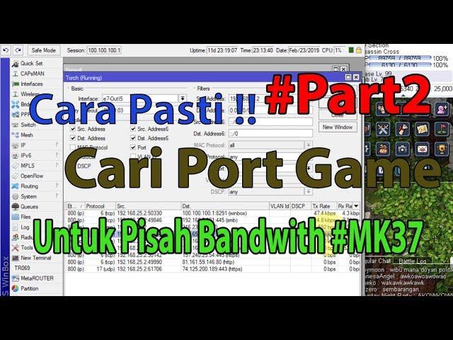 Cara Pasti Cari Port Game Mikrotik #Part2 #MK37