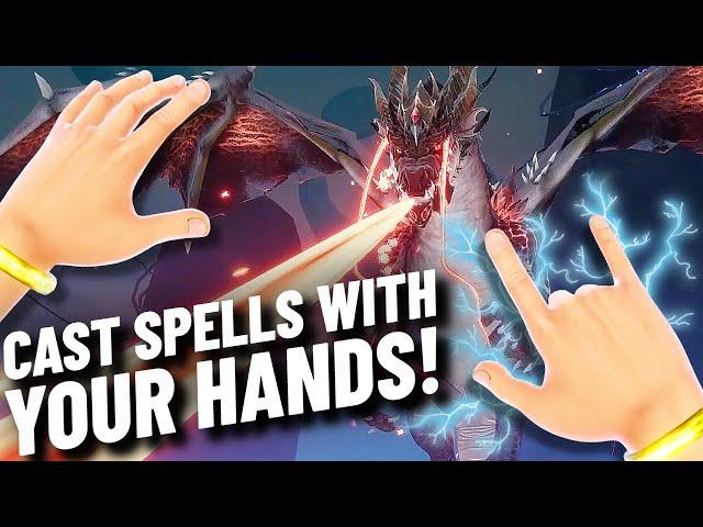 This NEW VR RPG Uses ONLY HAND TRACKING! // Quest 3 Gameplay