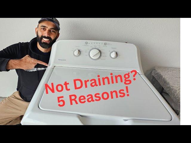 Top 5 Reasons Your Hotpoint Washer Is Not Draining!