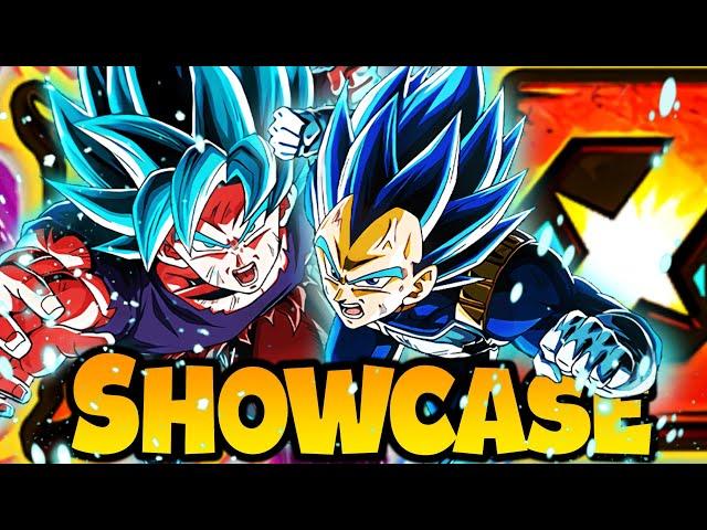 Eine Damage BESTIE  LR Kaioken Goku Blue & EVO Vegeta EZA Showcase  (DBZ: Dokkan Battle Deutsch)