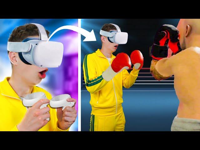 Это БУДУЩЕЕ VR игр! **3D игры в реальной жизни ** VR OCULUS QUEST 2