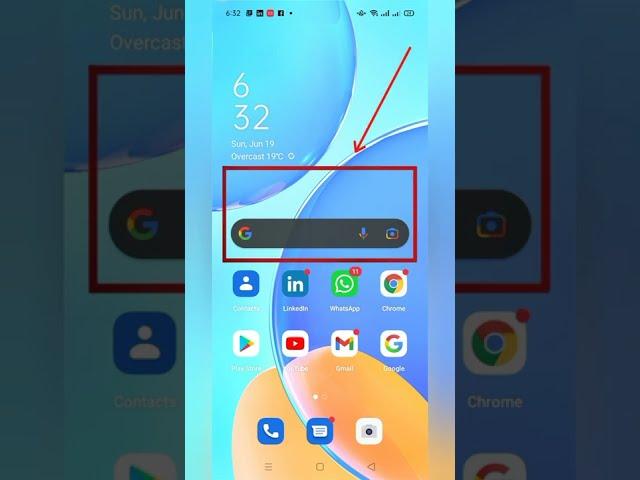 how to add google search bar to home screen |google search bar widget customize |#shorts #google