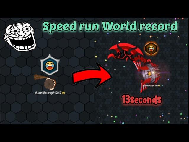 #evowars .io | speed run world record in evowars.io | Breaking k3lp world record | AlanMoon evowars