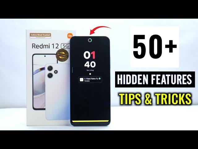 Redmi 12 5g Tips & Tricks | Redmi 12 5g Hidden Features 50+Tips & Tricks | Hidden Settings 