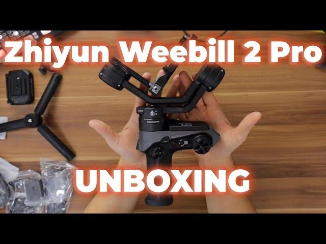 Unboxing my NEW Zhiyun Weebill 2 Pro Package — Best Gimbal of 2021?