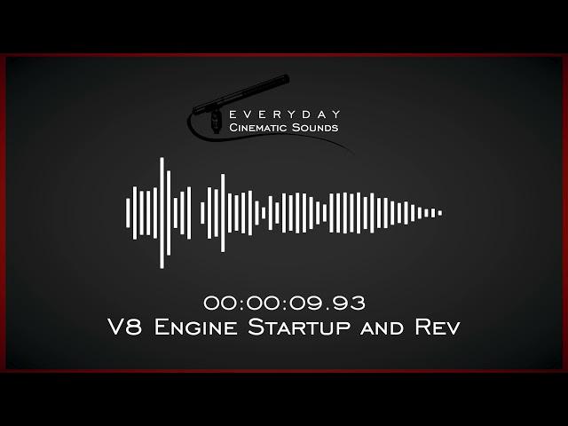 V8 Engine Startup and Revving | HQ Sound Effects