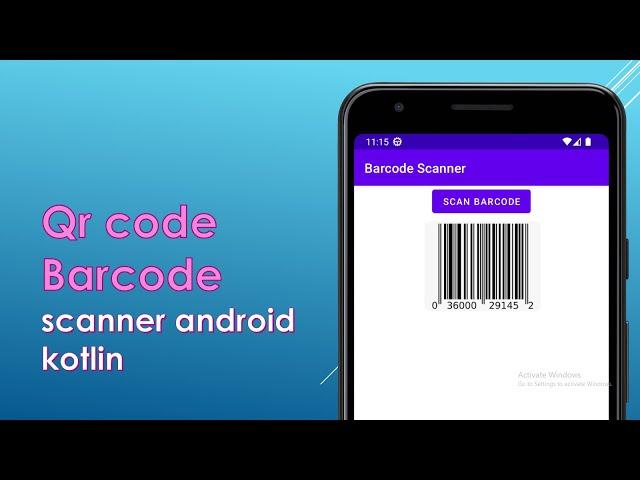 BARCODE, QR CODE  SCANNER | ANDROID STUDIO | KOTLIN