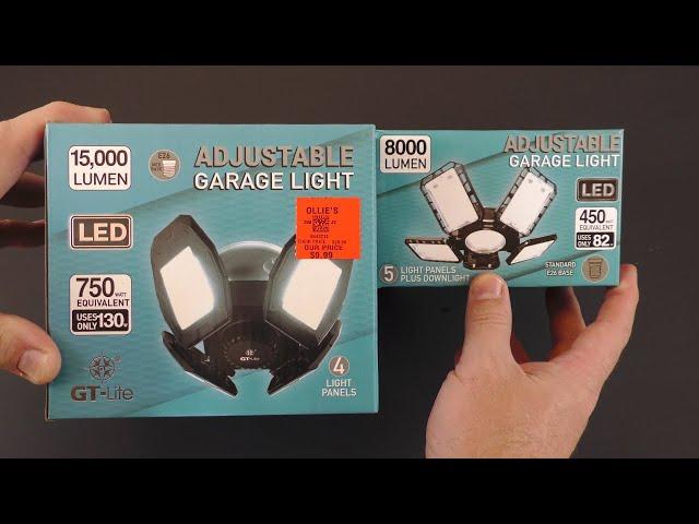 GT-Lite Garage Lights Put To The Test! Wattage and Lux.