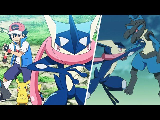 GRENINJA RETURNS | Lucario vs Greninja - Pokemon Sword And Shield Episode 108 | Pokemon Journeys AMV