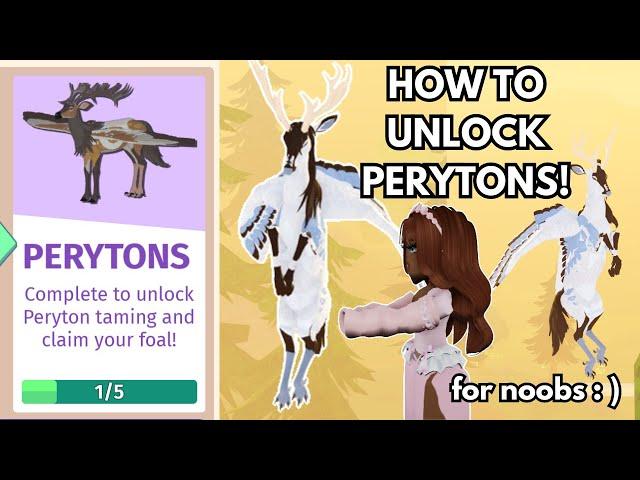 How to UNLOCK Perytons Easily & Quickly! For New Players in Horse Life
