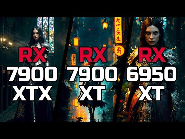 RX 7900 XTX vs RX 7900 XT vs RX 6950 XT - Test in 12 Games