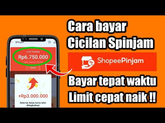 Cara Bayar Tagihan Spinjam Shopee | Pengguna Baru Harus Tahu!! | Aplikasi Shopee