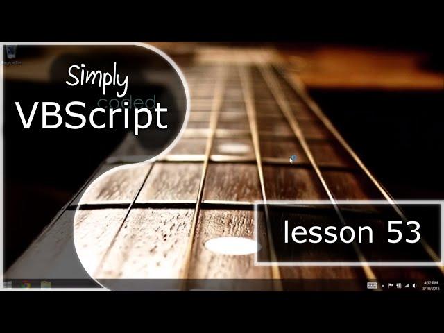 VBScript Basics, Part 53 | Classes