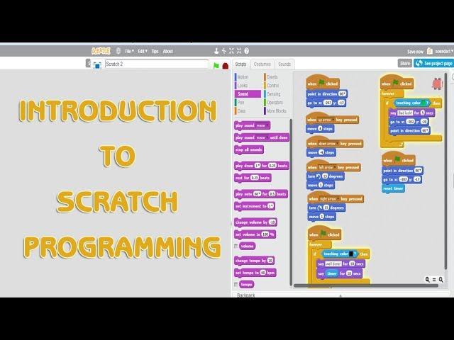 INTRODUCTION TO SCRATCH PROGRAMMING