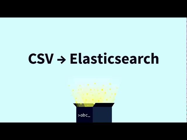 Importing CSV data to Elasticsearch