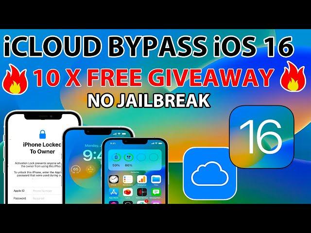 NEW iOS 16 Untethered iCloud Bypass iOS 16/15 Unlock iCloud Activation Locked to Owner iPhone/iPad