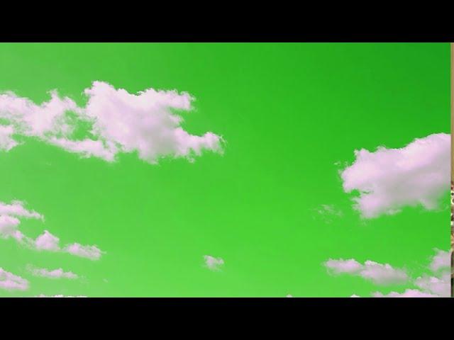 Green Screen Sky Effect background Video Clouds Moving timelapse Footage HD