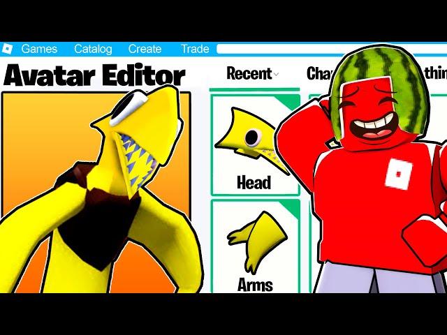 Making YELLOW from RAINBOW FRIENDS A ROBLOX ACCOUNT