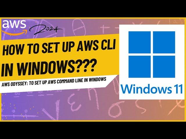 AWS CLI  - How to Install Aws CLI in windows ??