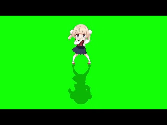 9mm go bang with shadow(green screen) - shigure ui loli dance