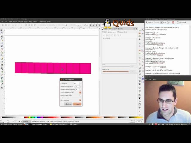 Inkscape Tutorial 8 - Interpolate Tool