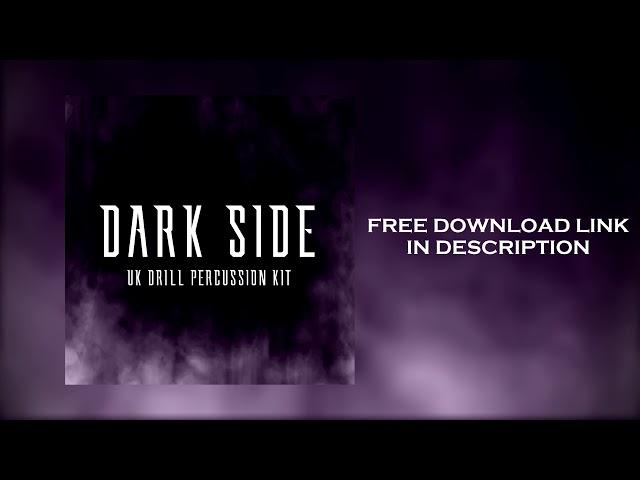 [FREE] UK Drill Drum Kit / Percussion Kit 2021 - "Dark Side" | Jamma Beats