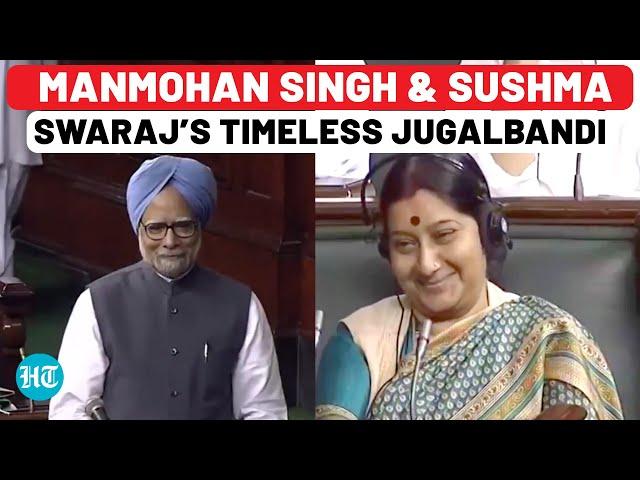 Watch: When Manmohan Singh’s Urdu Took Center Stage | Poetic Banter with Sushma Swaraj in Parliament