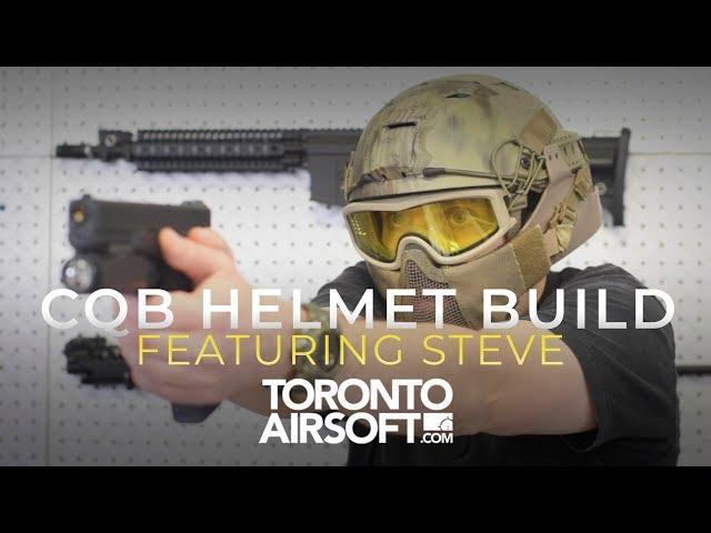 Stop fumbling with your mesh mask and goggles, check out Steve's Helmet build - TorontoAirsoft.com