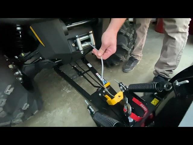 CanAm ATV Plow Installation and Removal