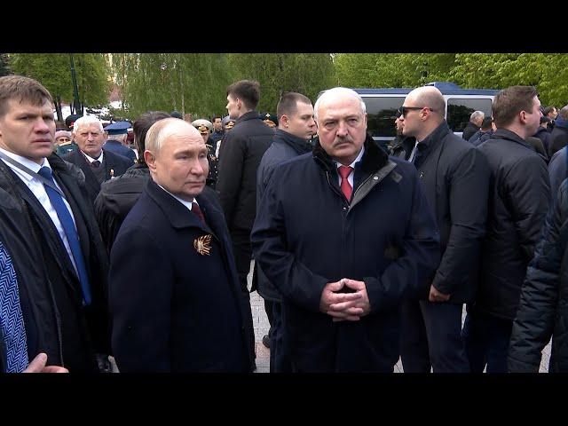 Lukashenko and Putin on a nuclear forces exercise! // Red Square, Moscow. 9 May 2024