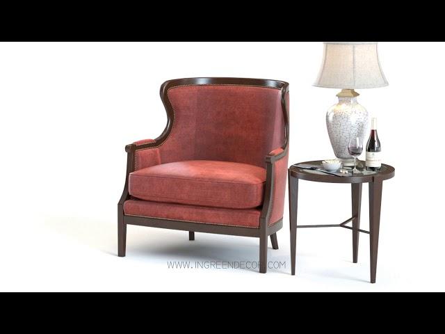 3D MODEL | Baker's 476 Armchair