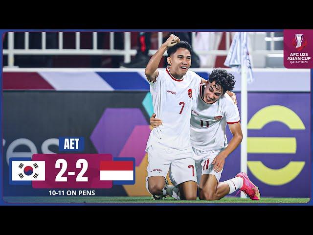 Full Match | AFC U23 Asian Cup Qatar 2024™ | Quarter-Finals | Korea Republic vs Indonesia