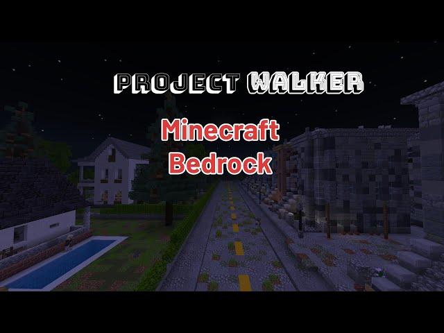 Project walker addon gameplay showcase || Minecraft Bedrock